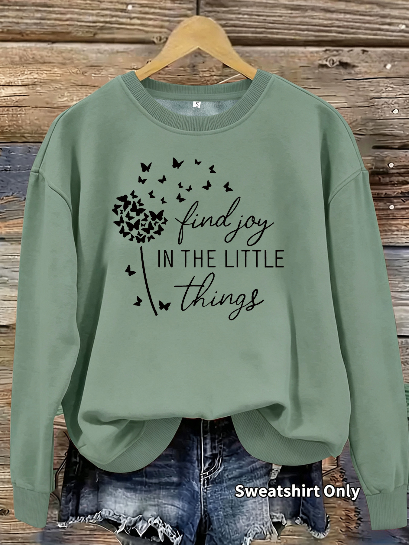 Butterfly dandelion printed hoodie — image 9
