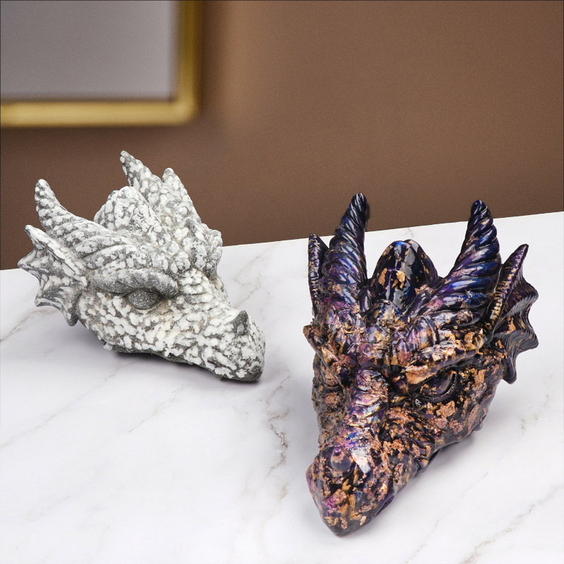 Imitation Crystal Faucet Resin Ornament Home Garden Decoration Dinosaur Ornament Resin Crafts — image 4