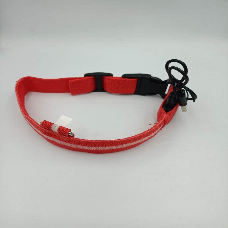 Led Pet Collar Glow Collar Pet Belt Mesh Rechargeable Neck Ring Usb Rechargeable Dog Cord Collar Battery — image 10