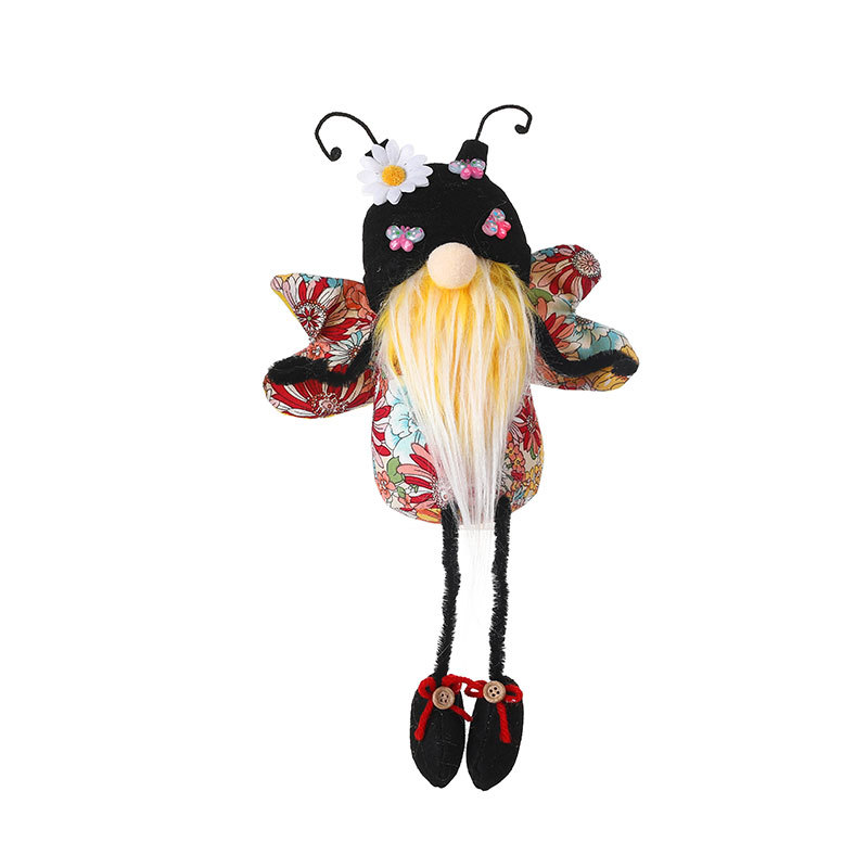 Bee Festival Flower Butterfly Long Legs Faceless Doll Cute Gnome Doll Ornament Creative Doll Gift — image 7