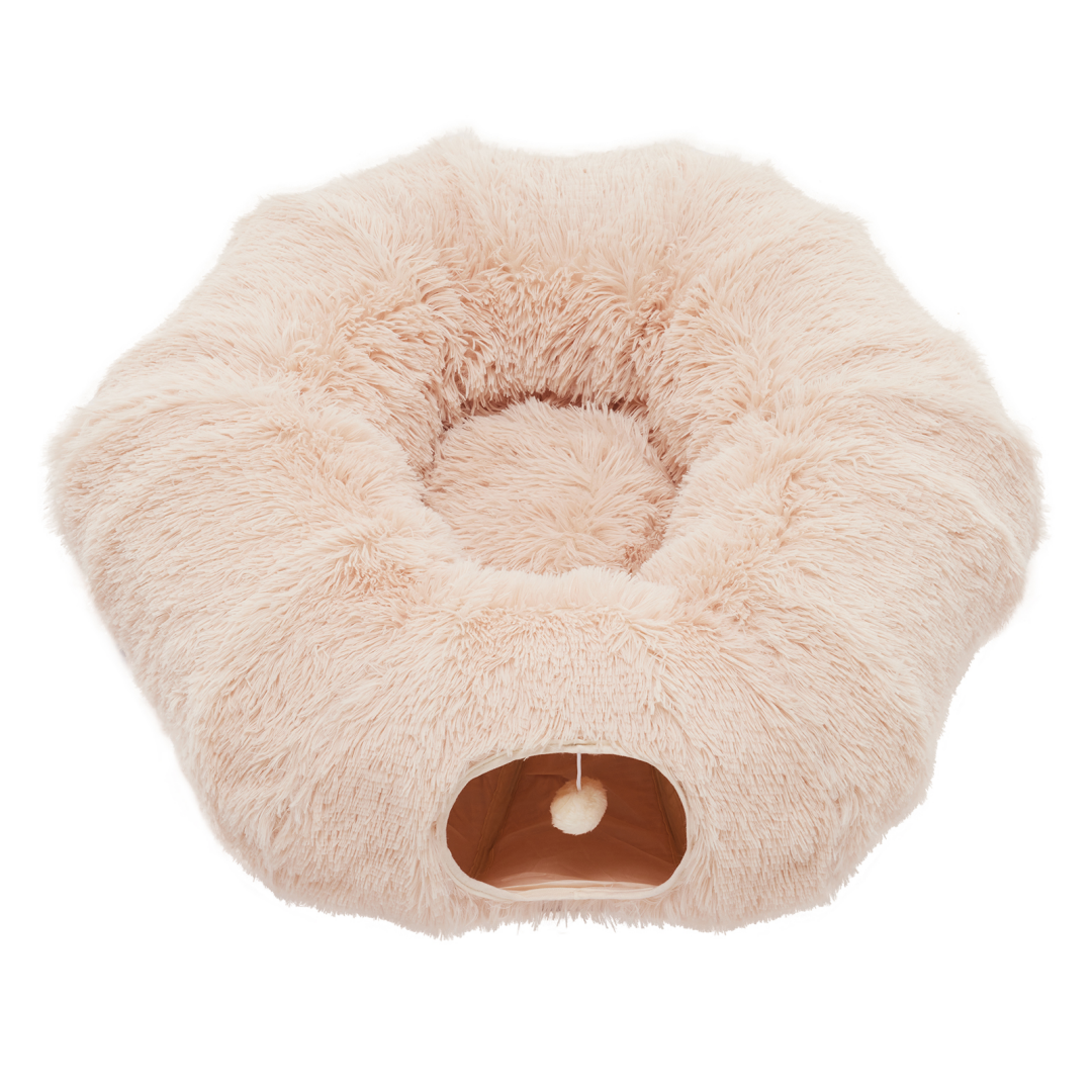 Túnel para Gatos con Caja de Descanso, Túnel en forma de Donut con Escondite Plush para Gatos y Kitten — imagen 10