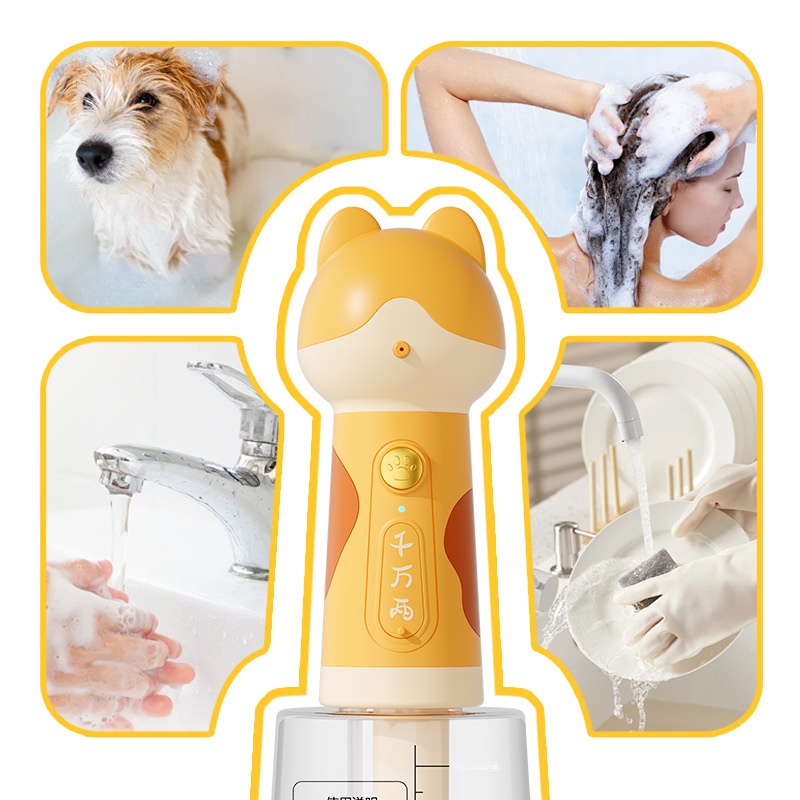 Generador de Espuma para Baño de Mascotas Automático - Hidratante para Perros y Gatos con Bolas de Jabón — imagen 4