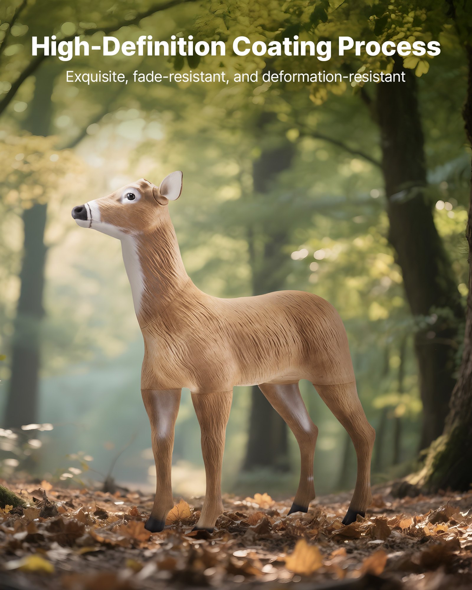 Decoy de Cervatgeo para Caza: Decoy Realista de Hembra con Patas Reclinables — imagen 2