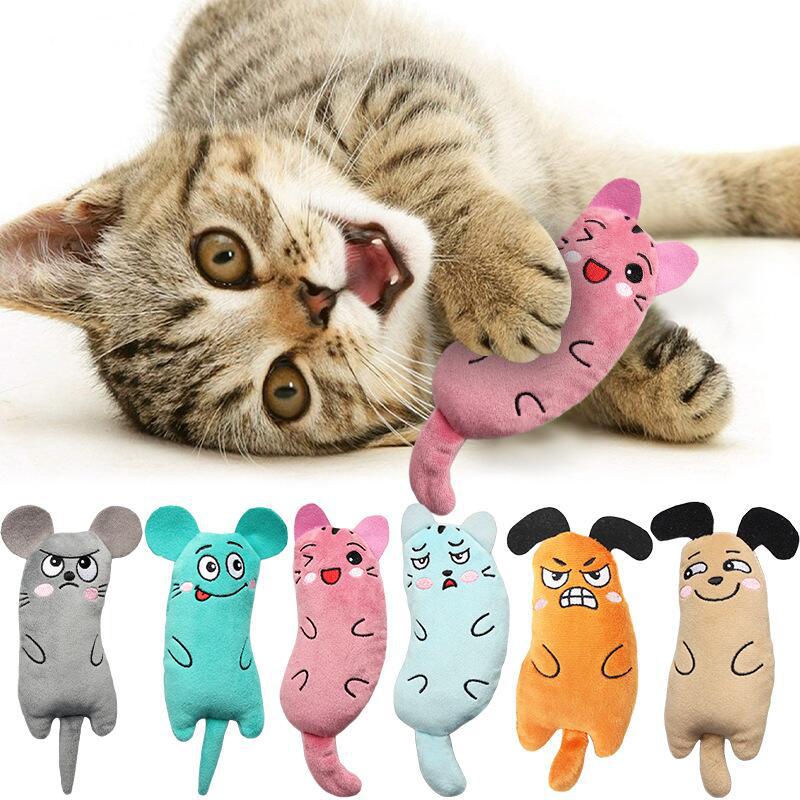 Juguetes de Peluche para Gatos con Bordados en Mentas Verdes — imagen 4