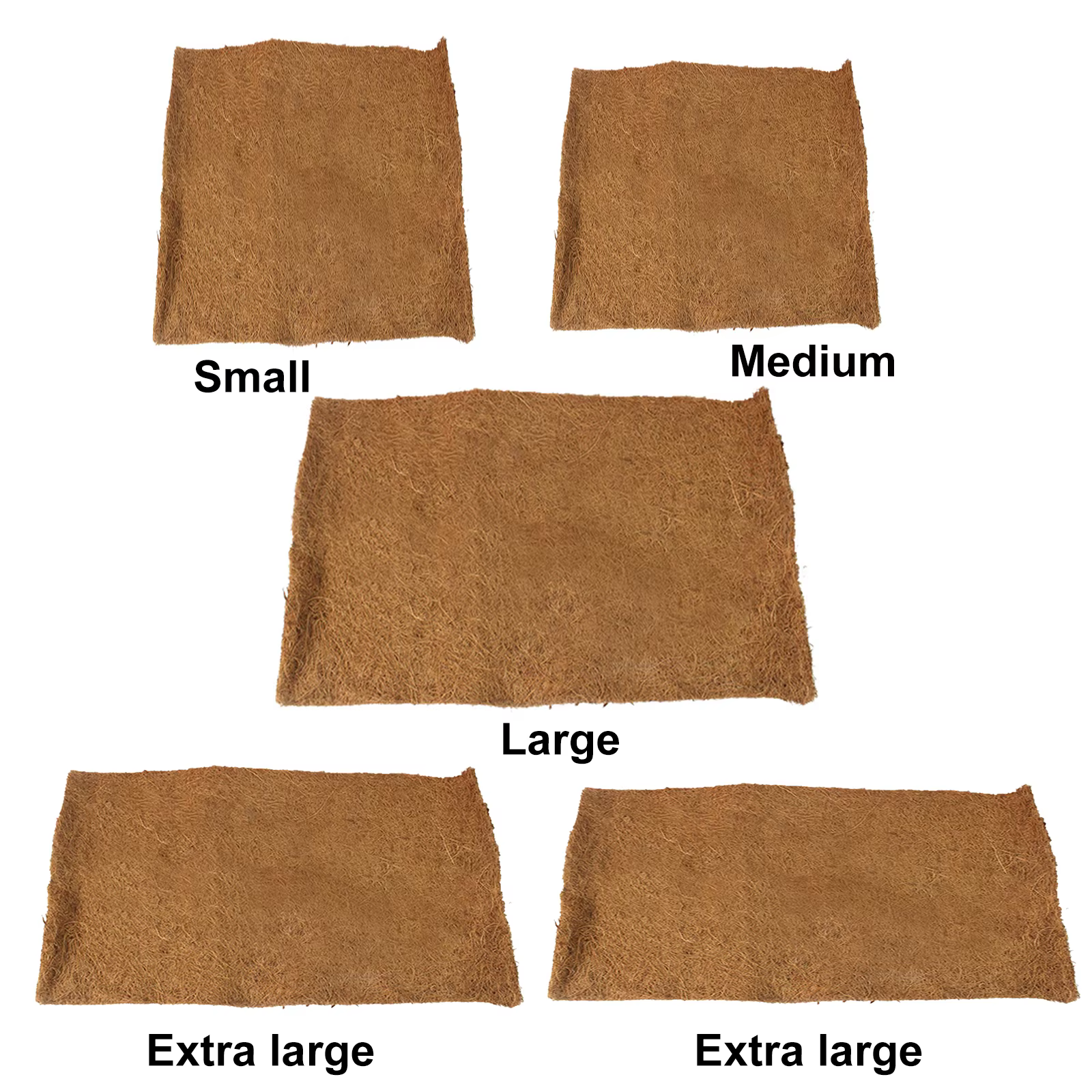 Reptile Carpet Mat Coconut Fiber - Snake Bedding Bunny Rabbit Lizard Cage Mat — image 6