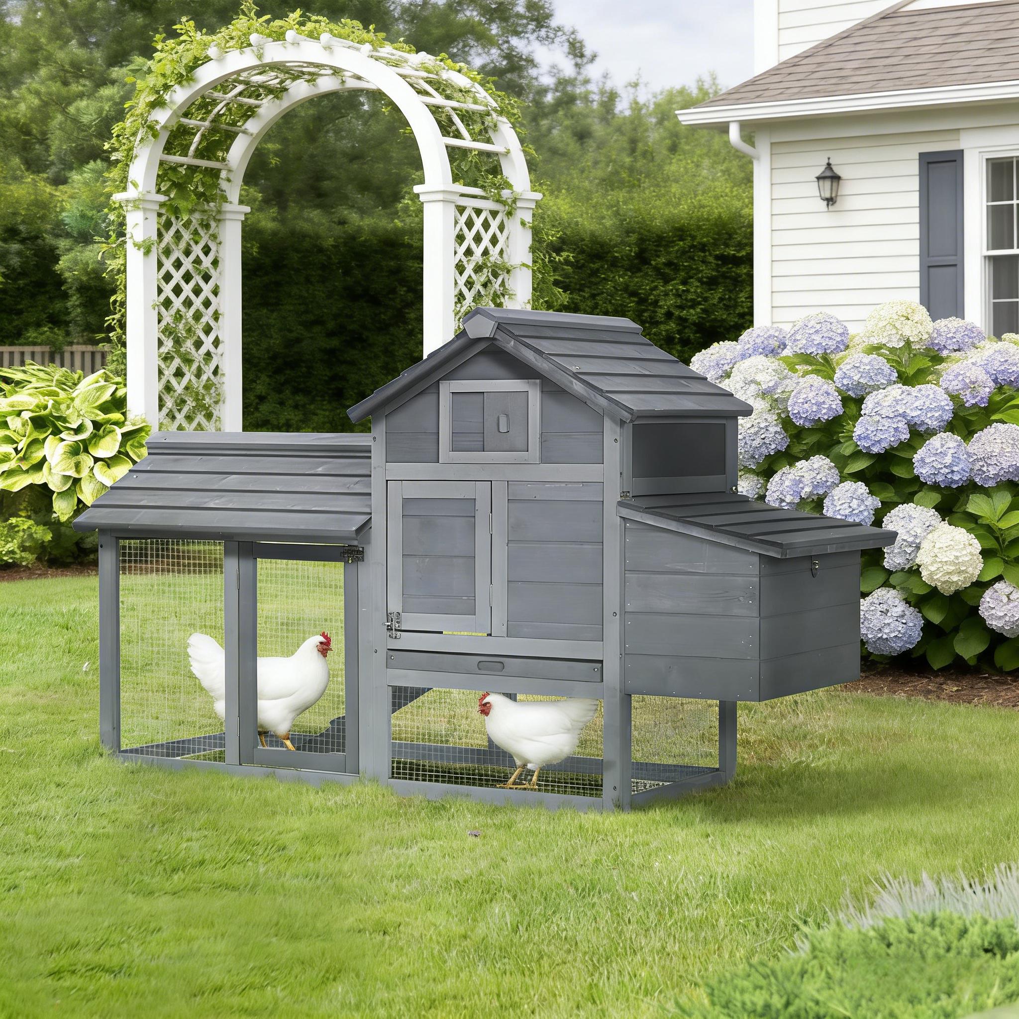 Casa de Gallinas Pequeña, Coopón de Madera para Pollos — imagen 1