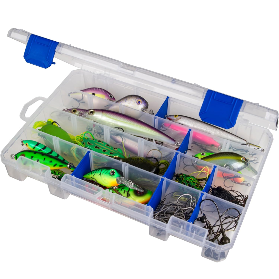 Caja de Tackle para Pesca Outdoors Tuff Tainer Con Tecnología Anti-Rusto Zerust Organizador de Luras Transparente 11 Pulgadas — imagen 2