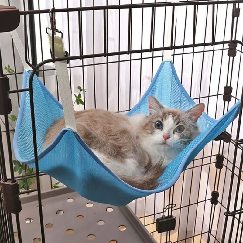 Hanging Hammock Pet House for Cats Accessories Pets Window Hammocks Beds and Furniture Bed Summer Kitten Houses Balcon Things — image 1