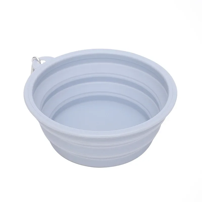 Comedor Portátil de Mascotas Reutilizable en Silicón para Perros y Gatos - Tazón de Alimento y Agua Outdoor — imagen 1