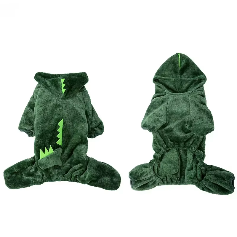 Pet Dog Clothes Soft Warm Fleece Dogs Jumpsuits Pet Clothing for Small Dogs Puppy Cats Hoodies Chihuahua Yorkshire Costume Coats — image 4