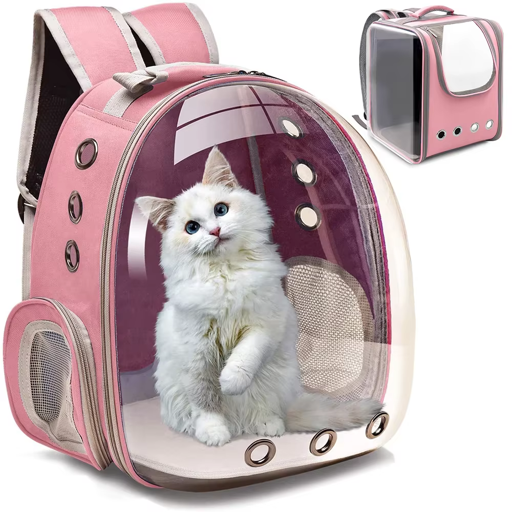 Porta Mascotas Bolsas de Viaje para Gatos y Perros Pequeños Bolsillo Transitable con Ventilación para Transportar Mascotas en Autobús, Avión o Coche — imagen 1