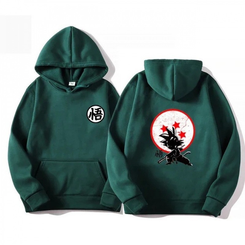 Casual Unisex Loose Hoodie Anime Dragon Ball Goku Round Neck Sweatshirt — image 14