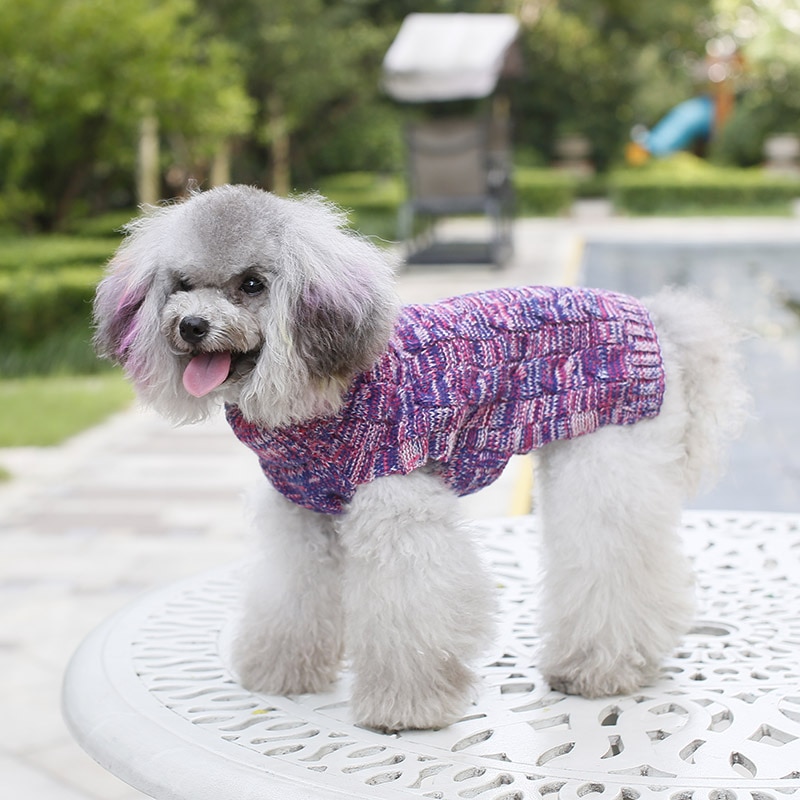 Ropa de Invierno para Perros de Lana - Chaqueta para Chihuahuas, Poodles y Gatos - Vestido para Pequeños y Medianos Canes - Dachshund, Yorkshire — imagen 2