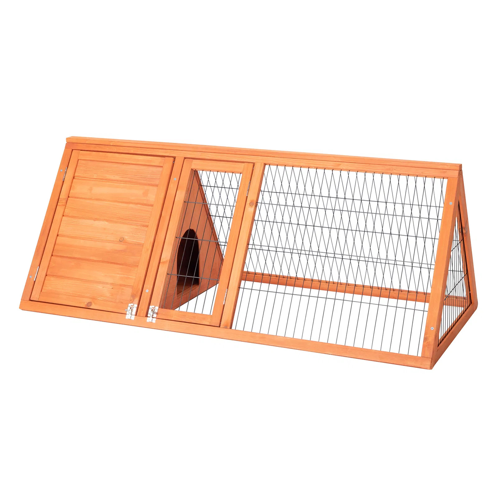 50" Wooden Rabbit Guinea Pig Hutch Wooden Rabbit Guinea Pig House — image 6