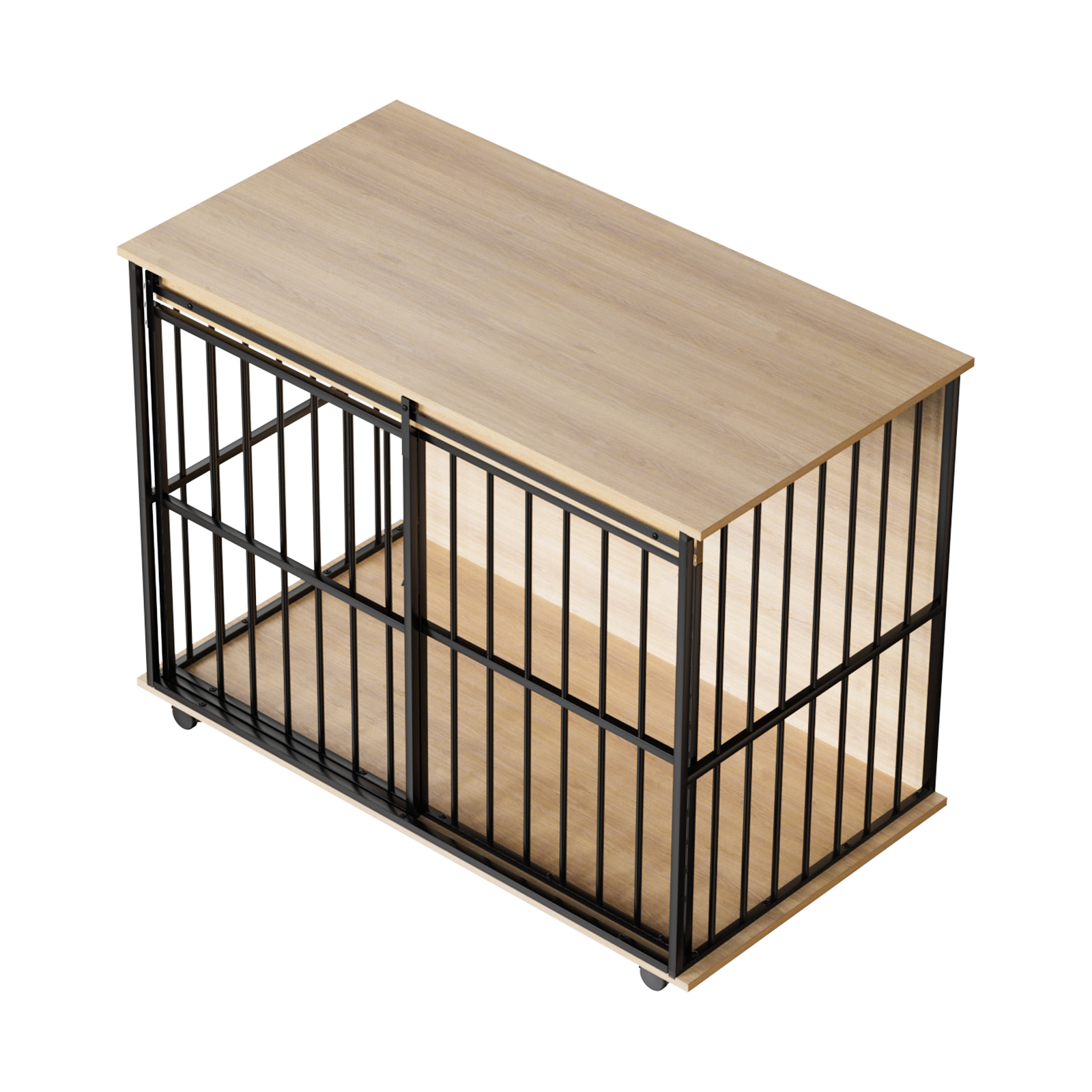 Dog crate furniture, large-sized dog crate suitable for medium to large dogs, wooden dog kennel furniture — image 10