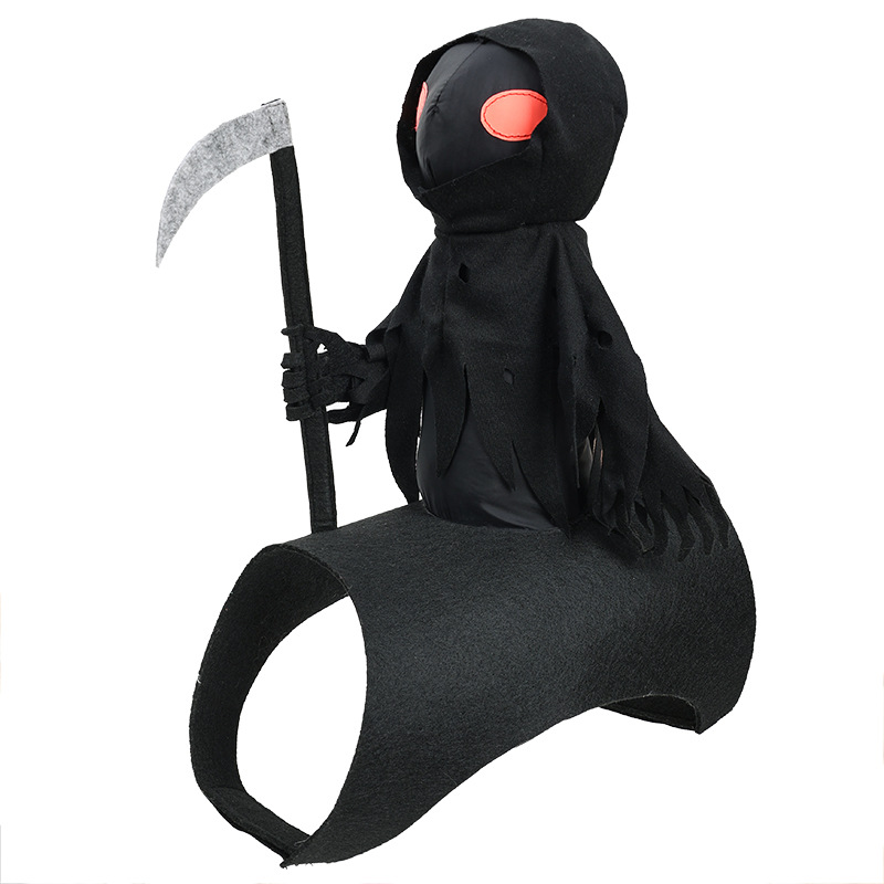 Caballero de la Cosecha Oscura que se Transforma en Disfraz para Mascotas para Halloween — imagen 5