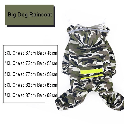 Chaquetón de Agua para Perros Jumpsuit Impermeable para Canes Labrador y Golden Retriever — imagen 10