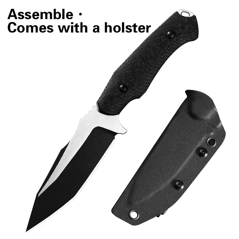 DC53 Steel Fixed-Blade Knife, Outdoor Camping and Hunting Knife, G10 Non-Slip Handle, Ideal for Hiking, Camping, and Fishing, and Also Suitable as an Everyday Carry (EDC) Tool — image 7