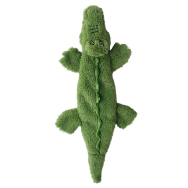 Nueva juguetería de peluche para mascotas: cocodrilo, cerdo y elefante con sonidos de cuero resistente — imagen 8