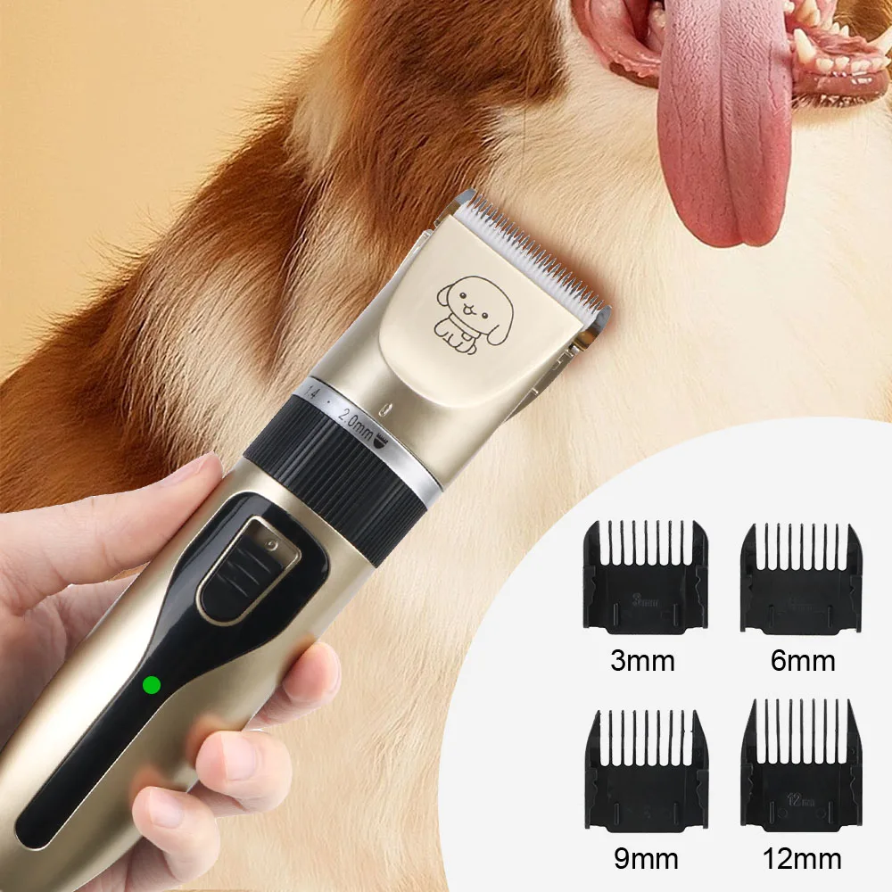 Pet Supplies Pet Hair Clipper Electric Scissors Haircut Trimmer Shaver Set For Rabbit Dog Cat Puppy Grooming Clipper Cutter — image 1