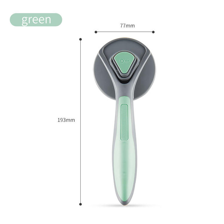 Cepillo de Pelo para Mascotas Auto-Limpiable - Cepillo de Gato y Perro con Púas de Aguja para Eliminar Pelos Flotantes — imagen 6
