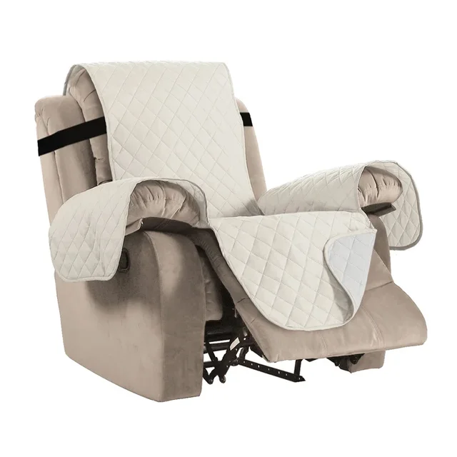 Waterproof Recliner Cover Snap Fixed Pet Dog Kids Sofa Mat Couch Slipcovers For Living Room Dustproof Furniture Protector Covers — image 16