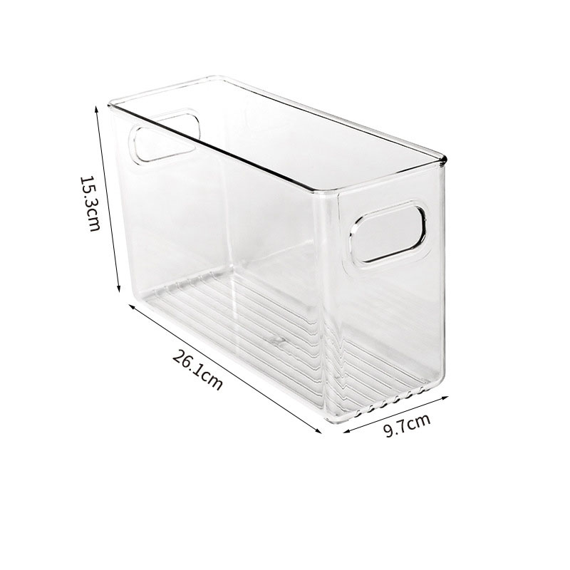 PET Refrigerator Storage Box Portable Fruit And Vegetable Freezer Storage Box Drawer Type Kitchen Beverage Storage Box — image 6