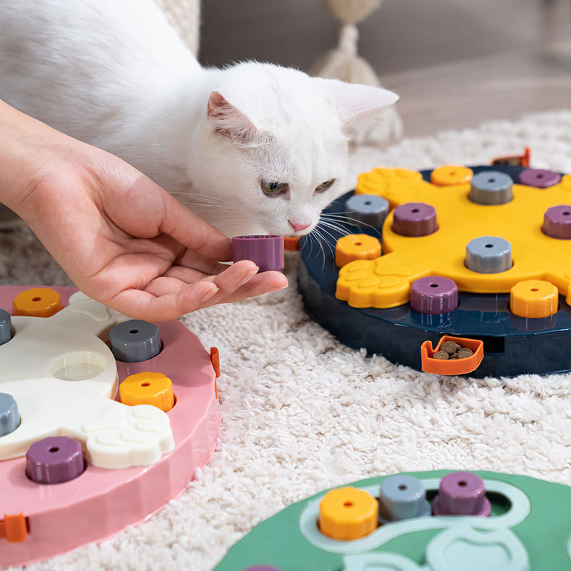 Comida Automática para Perros y Gatos - Juguetes de Rompecabezas para Relieve Canino — imagen 1
