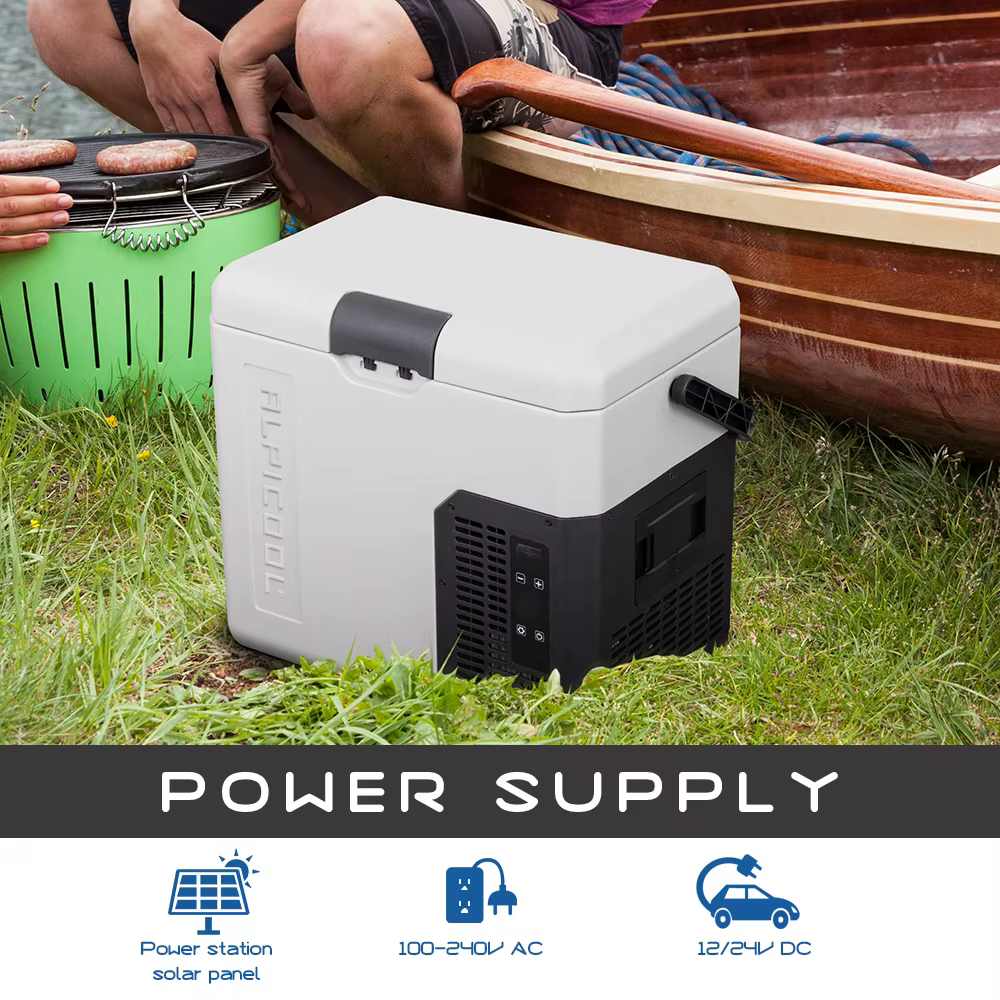 Alpicool P18 Portable Fridge 12 Volt Car Refrigerator 19 Quart Freezer for Fishing, Camping, RV, Truck, Boat-12/24V DC — image 4