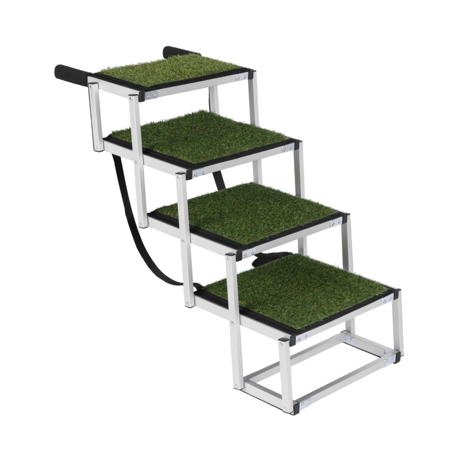 Foldable Dog Ramp For Cars, SUVs, Trucks, Portable Pet Dog Stairs For Large Dogs With Non-Slip Surface & Reinforced Design, Lightweight Yet Sturdy Supports Up To 250lbs — imagen 7