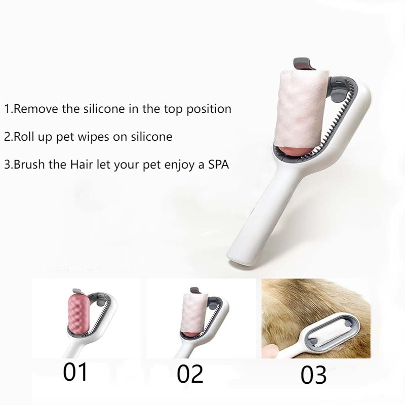 Combinación de eliminación de pelo y limpieza para mascotas, pegajoso y portátil — imagen 7