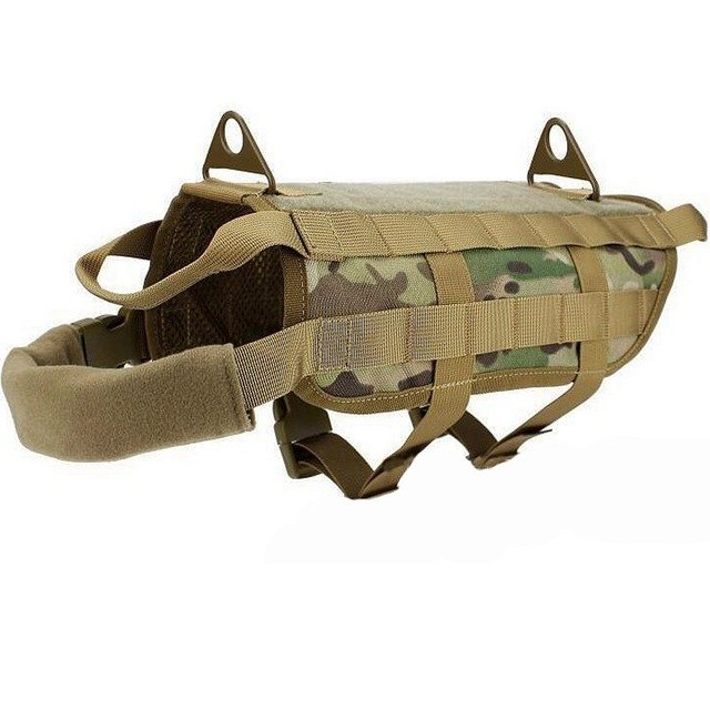 K9 Tactical Military Dog Clothes Adjustable Hunting Vest Harness Molle Vest Waterproof Combat Training Harness Dog Equipment — image 8