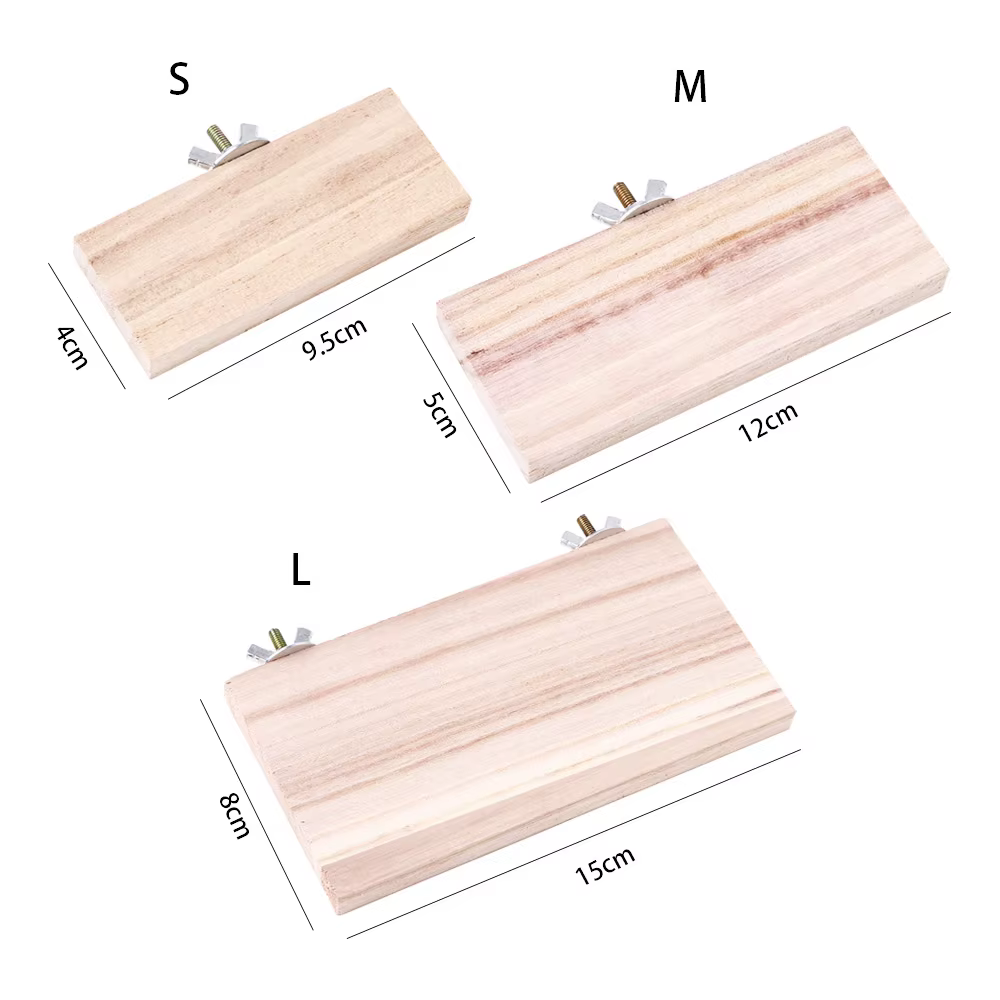 Pet Wood Stand Platform Bird Toys Parrot Rack Hamster Accessories Gerbils Mice Jumping Board Home Supplies — image 6