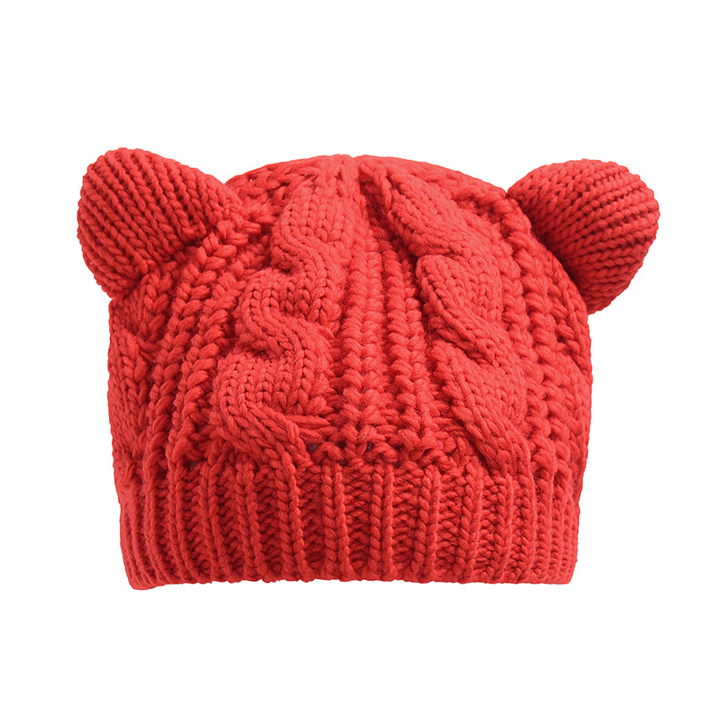 Chaqueta de Pelo de Gato con Orejas 3D Hecha a Mano para Invierno — imagen 9