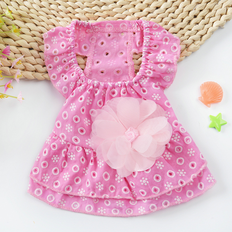 Summer Thin Spring And Summer Clothes Puppy Dog Lace Princess Skirt Teddy Bear Spring Clothes Small Dog Pet Clothing — image 6