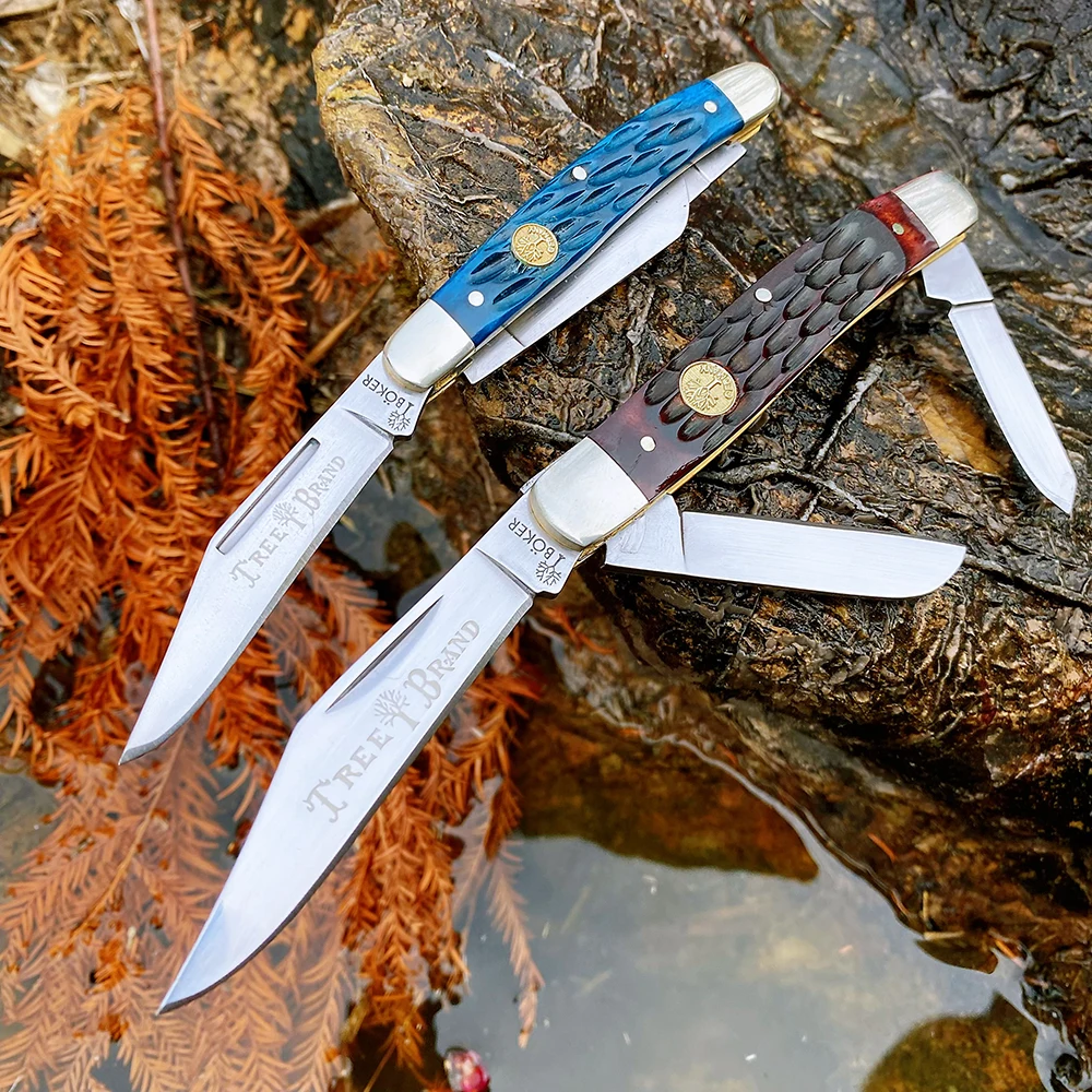 Watchman Knife Slip Joint Folding Blade Pocket Knives Classic Traditional Hunting Fishing Camping Tactical — image 1