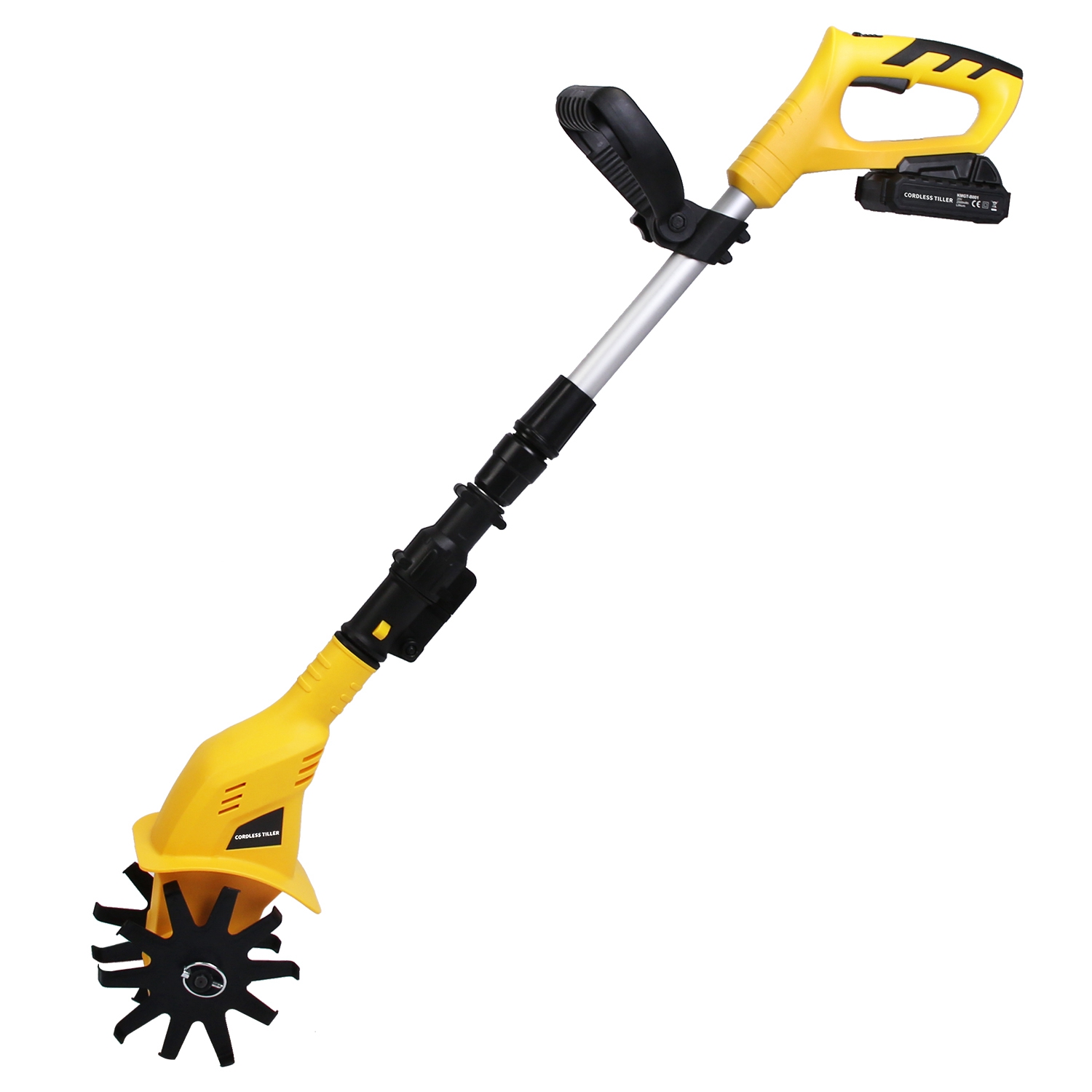 Cultivador Eléctrico Inalámbrico Para Jardín, con Batería Recargable de 20V, 3.93 Pulgadas de Ancho, 6.69 Pulgadas de Profundidad, Máx. 250RPM, Para Jardín, Patio, Granja y Césped — imagen 1