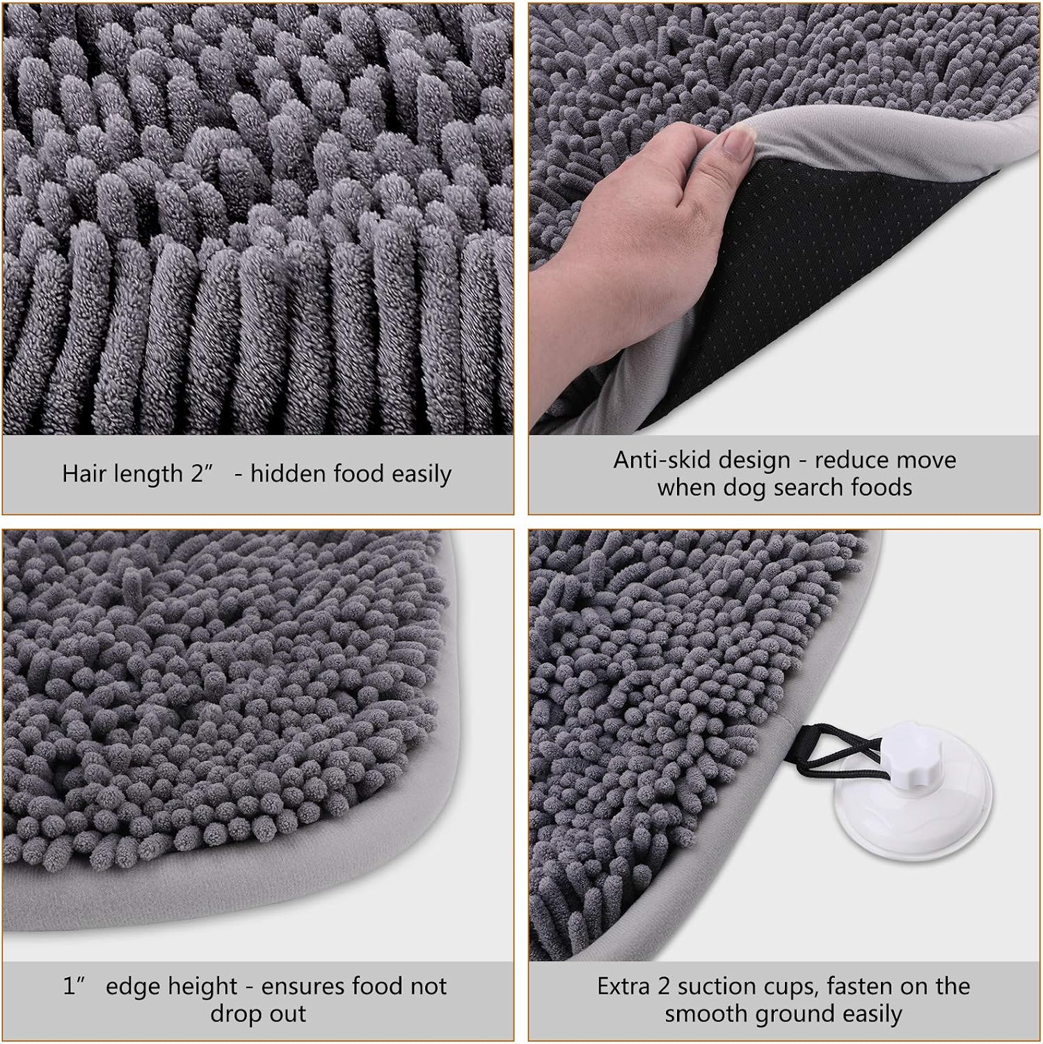 Snuffle Mat For Dogs, Interactive Puzzle Feeding Toy For Pets, Slow Feeding Game And Nose Work Activity For Mental Stimulation — image 5