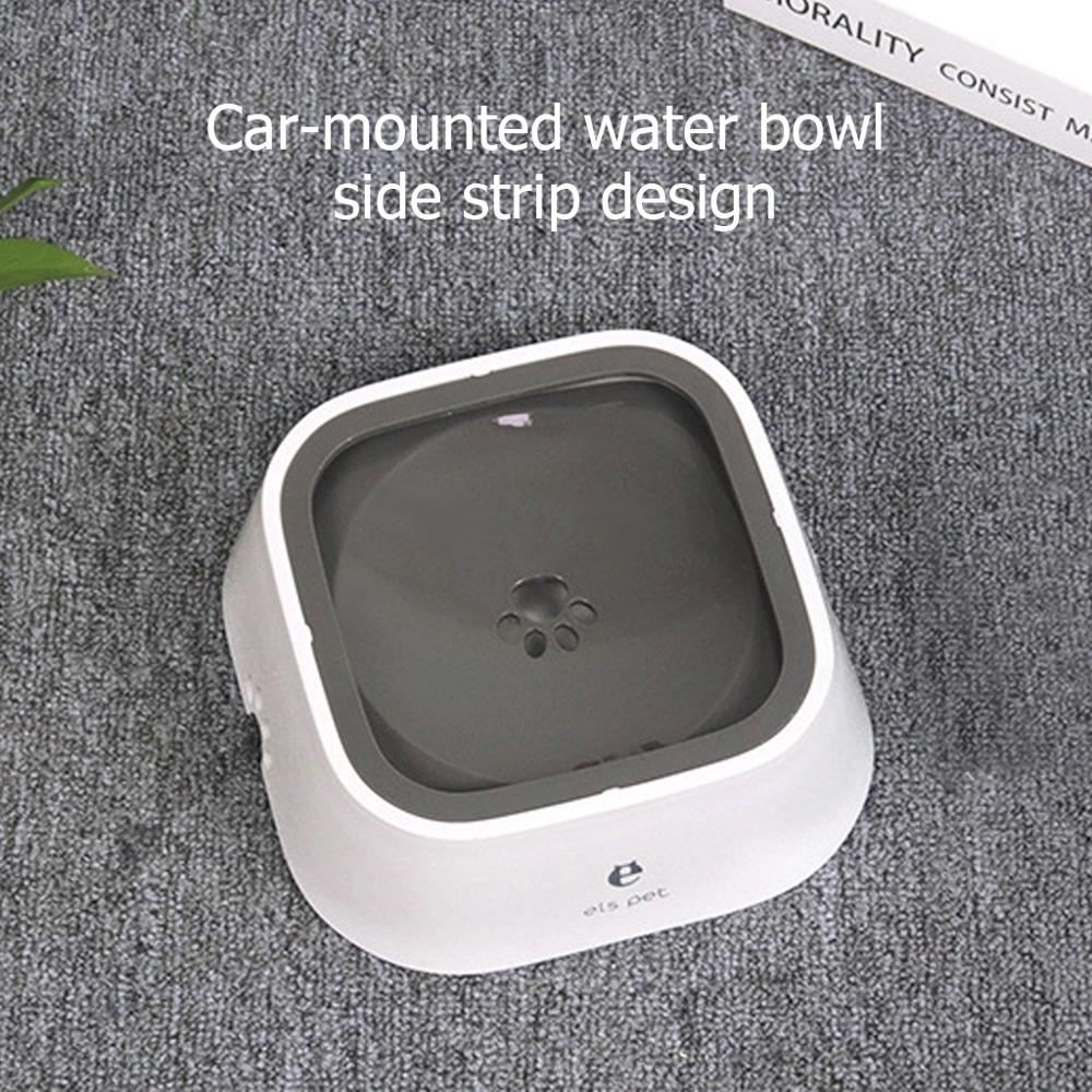 Dog Drinking Water Bowl 1.5L Floating Non-Wetting Mouth Cat Bowl Without Spill Drinking Water Dispenser ABS Plastic Dog Bowl — image 6