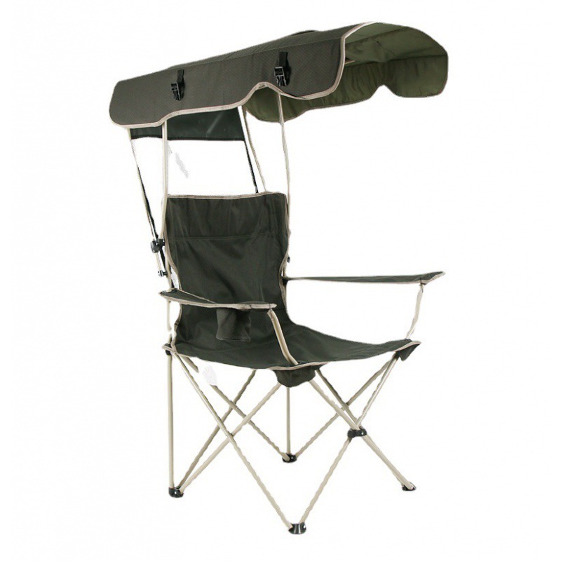 Beach Awning Fishing Chair Outdoor Camping Leisure Folding — image 4