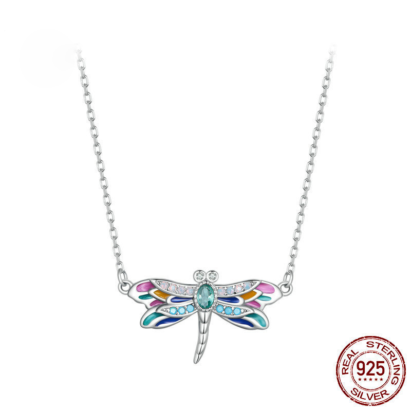 Collar Colorido de Libélula Delicada para Mujer — imagen 5