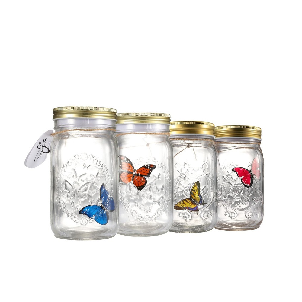 Creative Gift Super Butterfly Creative Simulation Butterfly Glass Decorative Butterfly Jar Butterfly Jar — image 4