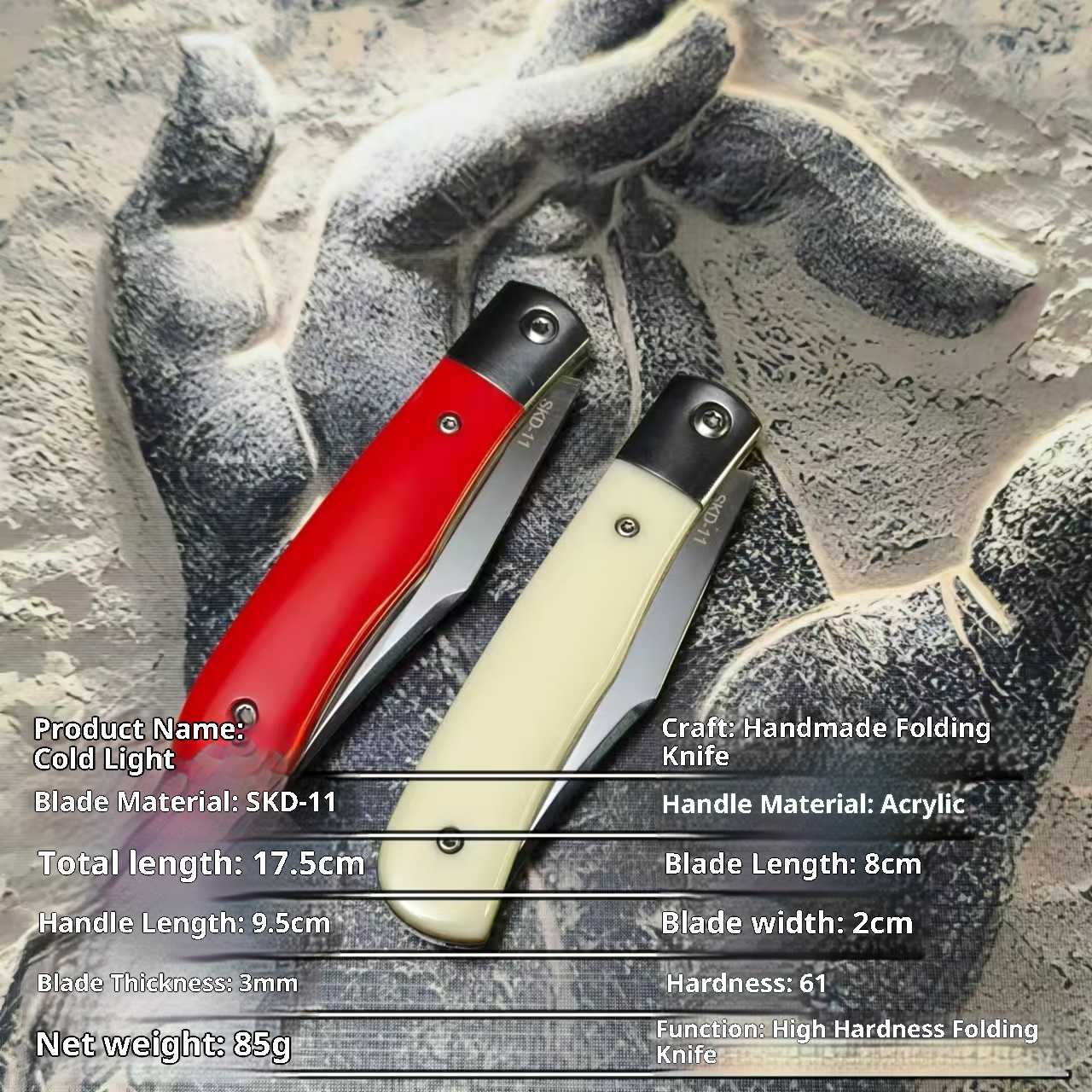 Cuchillo de Campo, Caminata, Pesca y Frutas Multifuncional — imagen 2