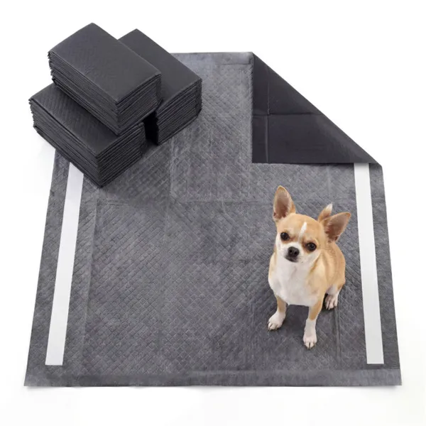 Paquetes de 150 Paños para Perros con Carbón Activo, 24"x24", 6 Capas Ultra Absorbentes con Control de Olor — imagen 1