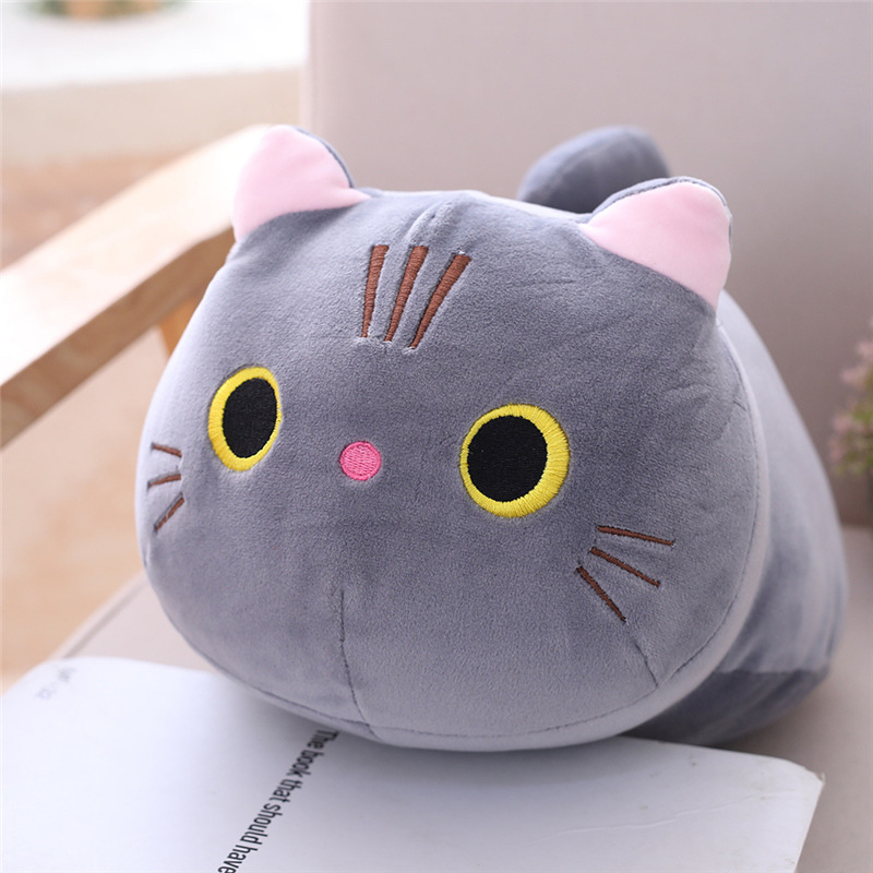 Mollusk Pillow Cute Cat Cylindrical Long Pillow Bedside Single Double Pillow Nap Pillow Office Pillow — image 6