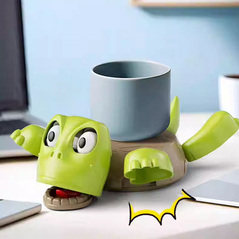 3D - printed Panicked Turtle Coaster: Insulated, for stress relief, doubles as mug base decor — image 5