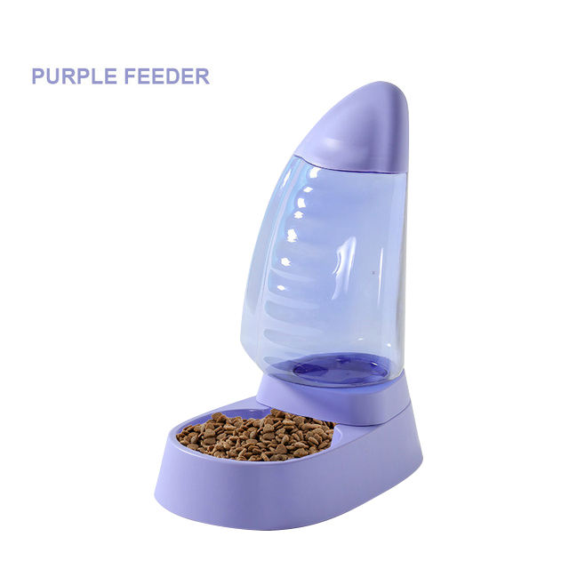 Pet Drinking Water Feeding Bowl Sailboat Type Large Capacity Cat Bowl Dog Food Bowl Can See Through Cat Water Dispenser Dog Bowl — image 10