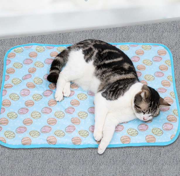Pet Summer Cooling Pad Cat Ice Silk Pad Dog Cooling Mat Cool Touch Pet Summer Cooling Pad Cooling Mattress Sleeping Pad — image 1