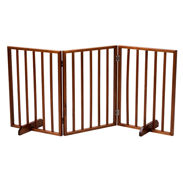 Reja para Mascotas Plegable Marrón, Paquete de 3 — imagen 1