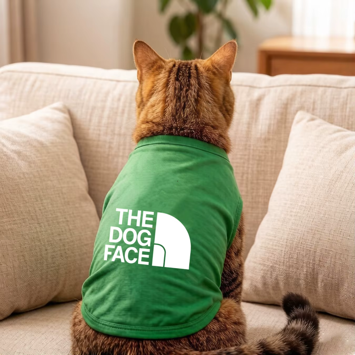 Camiseta de Verano de Colores Sólidos para Perros y Gatos: Ligera y Respirable Ropa de Mascotas — imagen 6